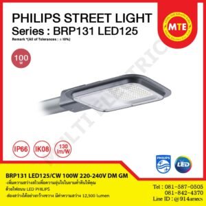 PHILIPS SmartBright Road BRP131 LED125/CW 100W แสง 5700K