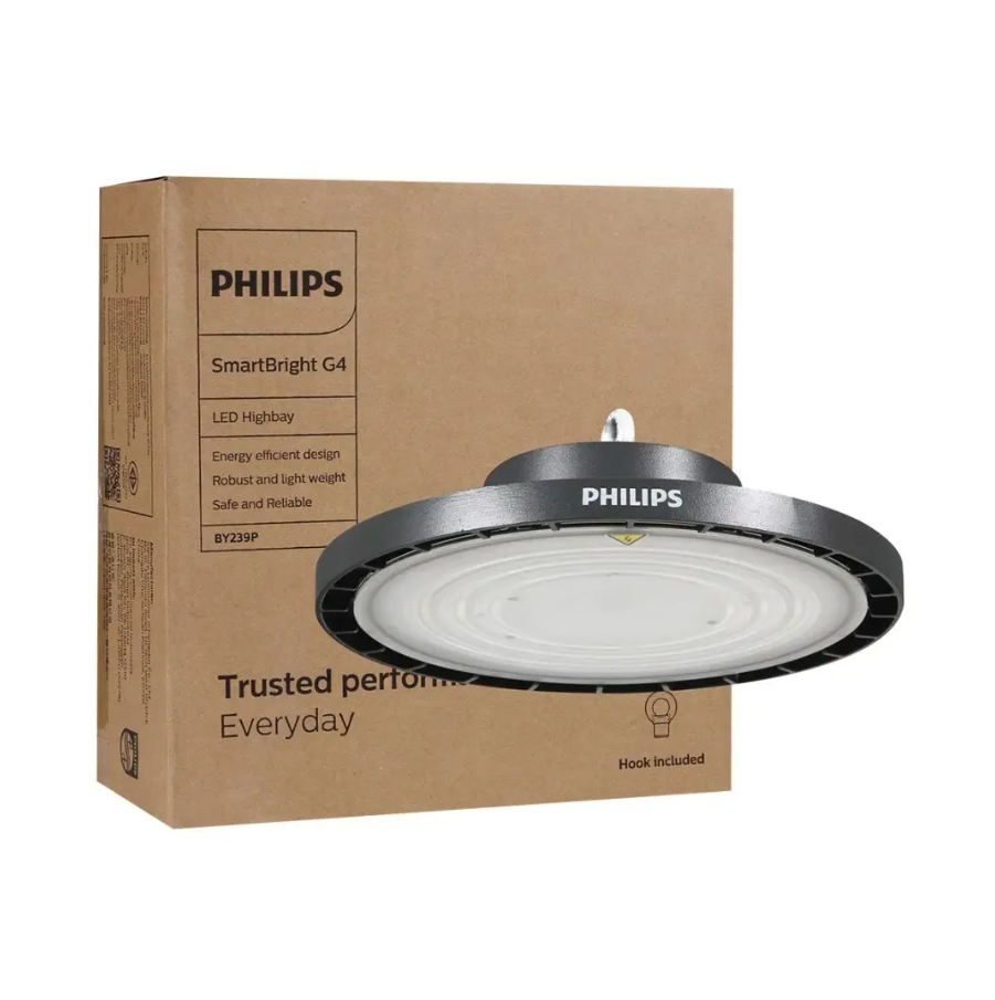 โคมไฟไฮเบย์ LED 200W DL PHILIPS รุ่น BY239/240LM สีดำ - Image 5