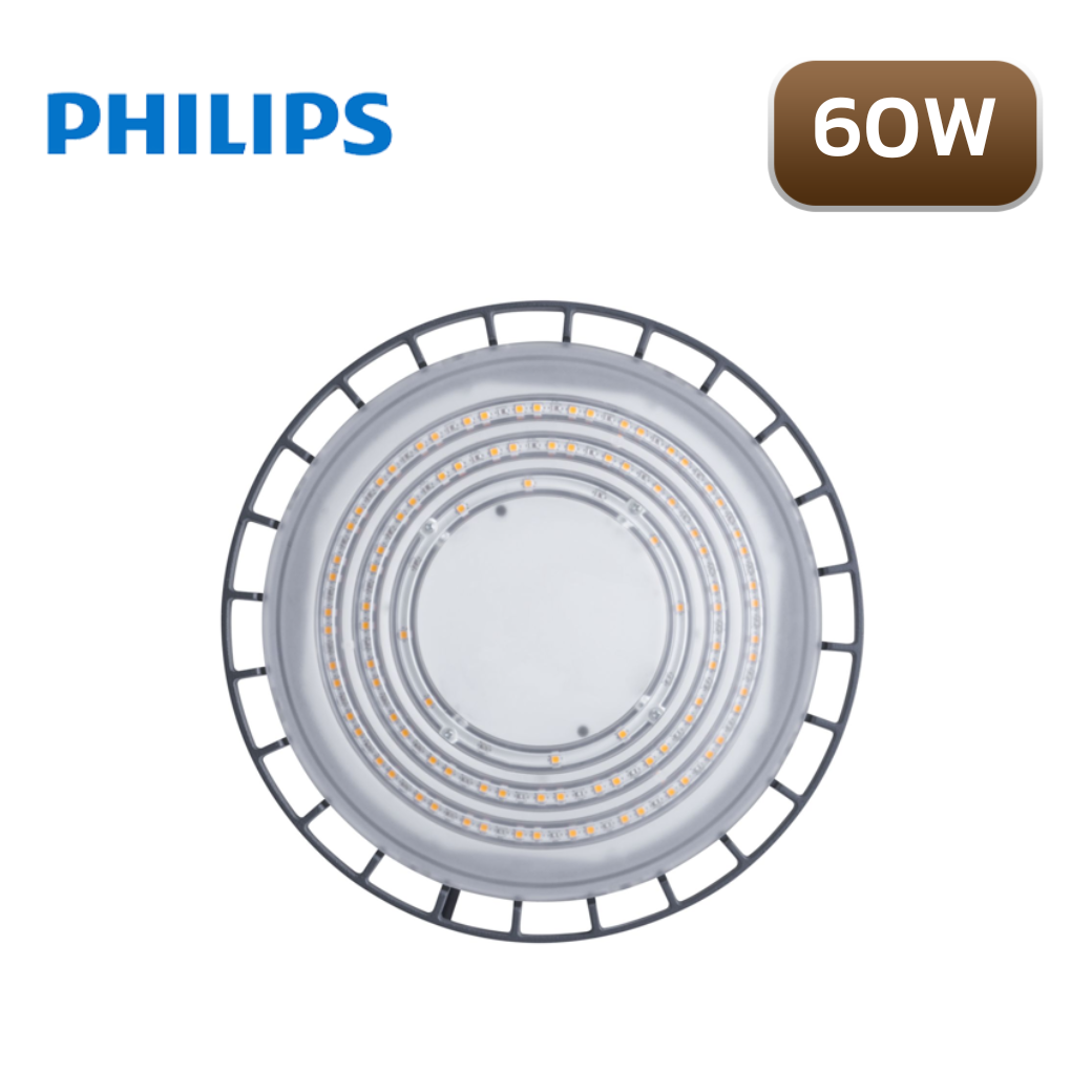 โคมไฟไฮเบย์ LED 60W PHILIPS G2 BY239P LED80 สีดำ - Image 3