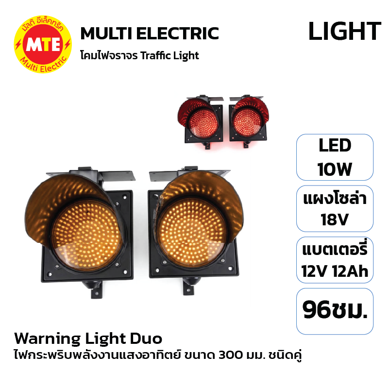 āđāļāļĄāļāļĢāļēāļāļĢ Warning Light Duo / āđāļāļāļĢāļ°āļāļĢāļīāļāļāļĨāļąāļāļāļēāļāđāļŠāļāļāļēāļāļīāļāļĒāđ āļāļāļēāļ 300 āļĄāļĄ 10W (āļāļāļīāļāļāļđāđ)